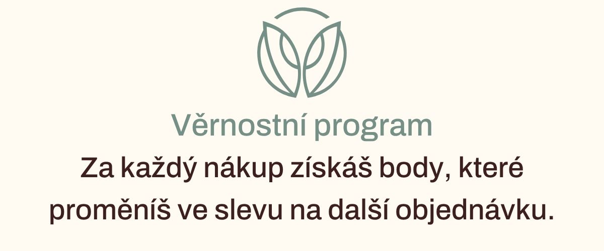 Věrnostní program pro zákazníky přírodní kosmetiky s odměnami za opakované nákupy