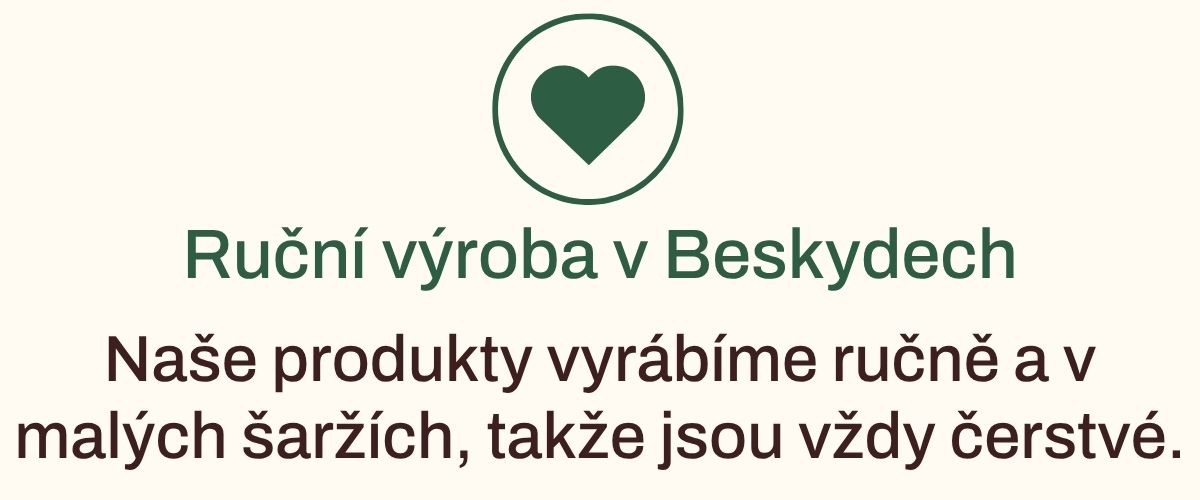 Ručně vyráběná kosmetika z Beskyd z čerstvých surovin v malých šaržích