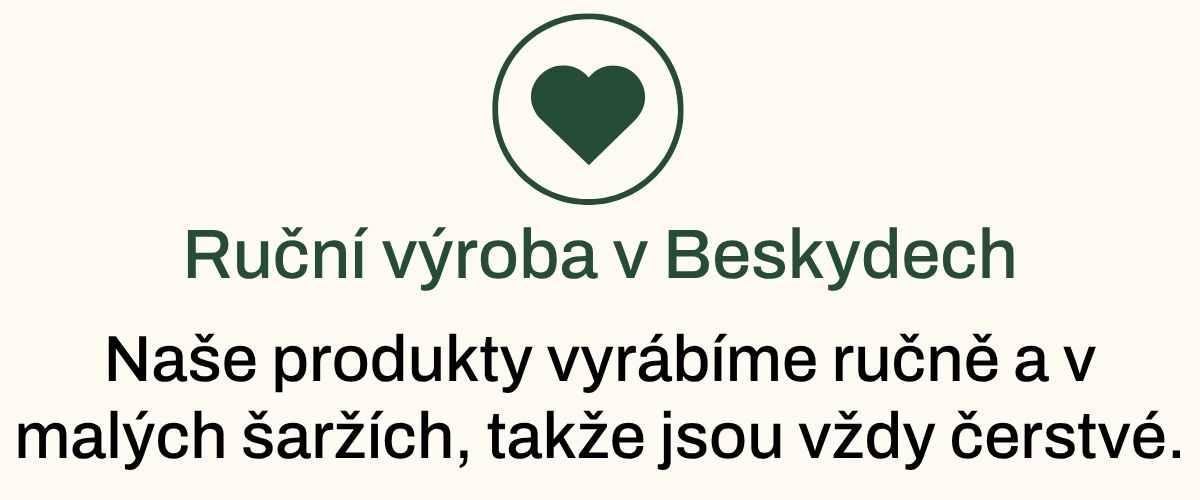 Ručně vyráběná kosmetika z Beskyd z čerstvých surovin v malých šaržích
