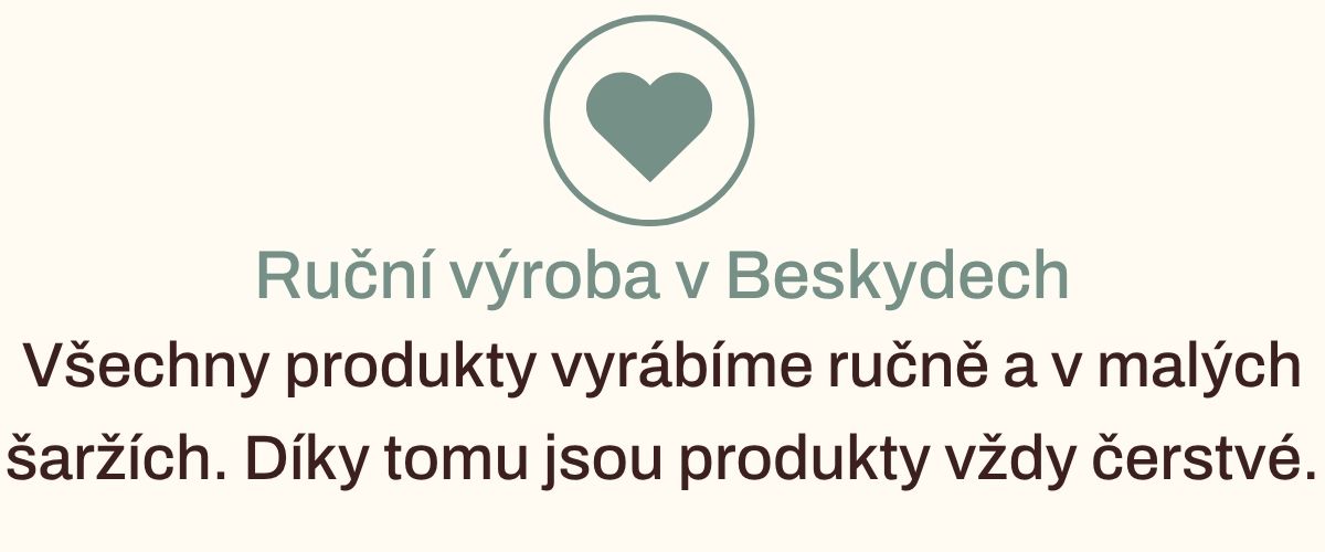 Ručně vyráběná kosmetika z Beskyd z čerstvých surovin v malých šaržích