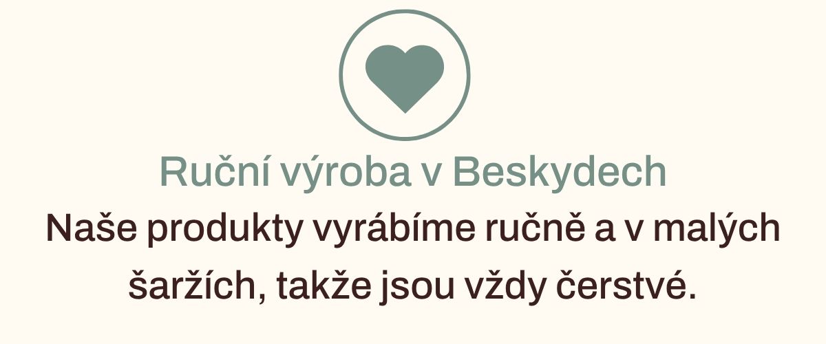 Ručně vyráběná kosmetika z Beskyd z čerstvých surovin v malých šaržích