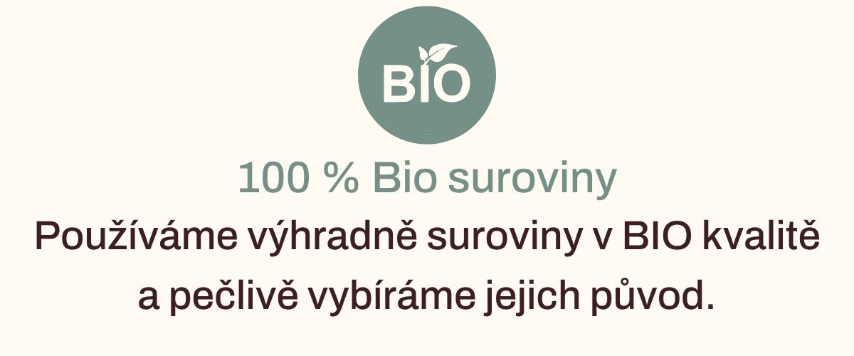 BIO přírodní kosmetika bez chemie z kvalitních surovin šetrná k pokožce