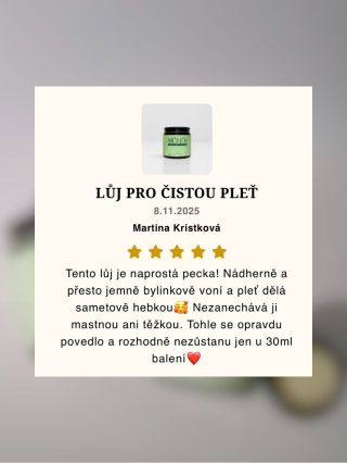 První reakce na náš nový Lůj pro čistou pleť ✨ Jsme nadšeni, že jste nadšeni! Do nového loje jsme vložili spoustu péče, a...