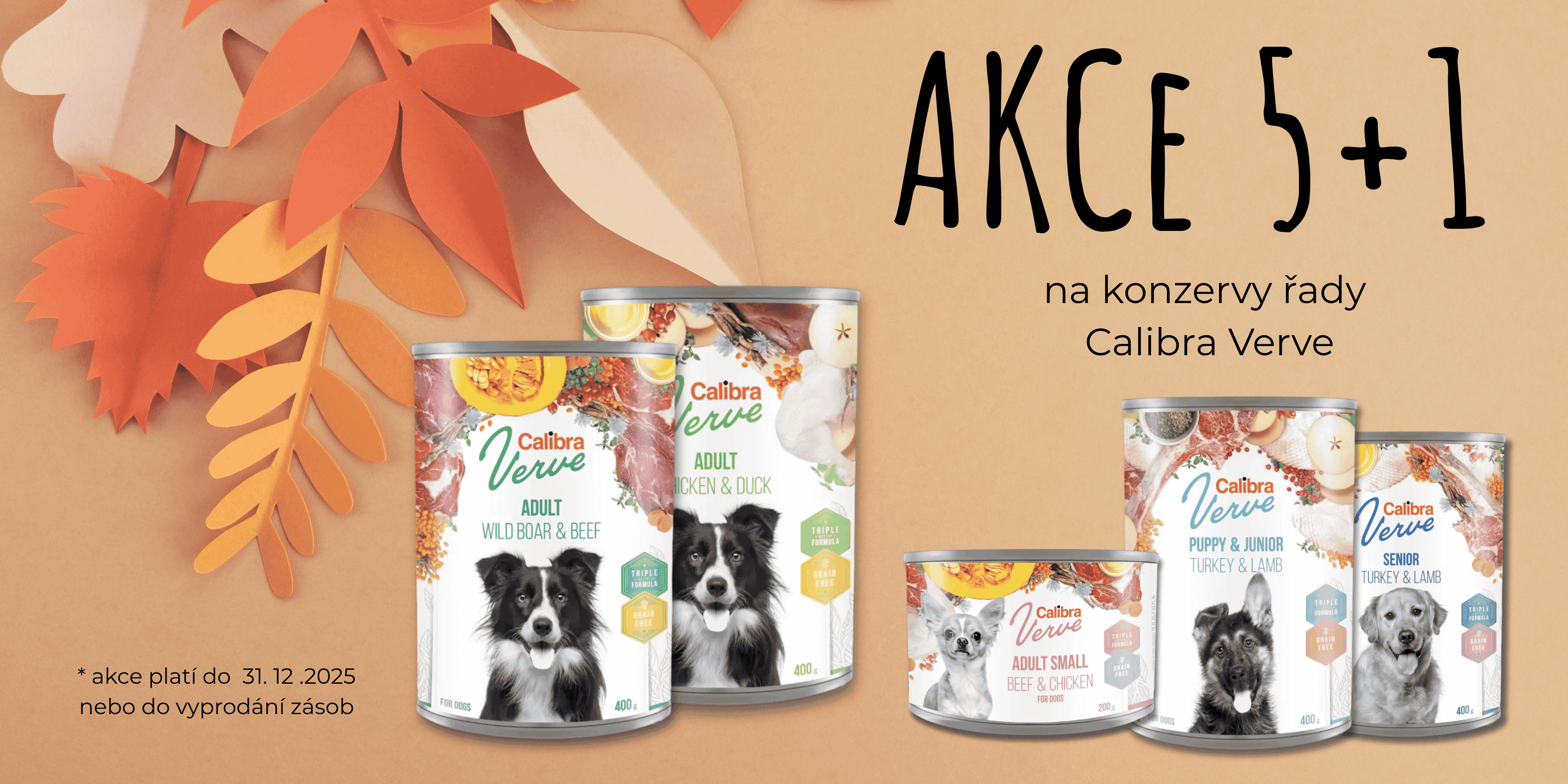 Konzervy Calibra verve 5+1 do 31/12/2025