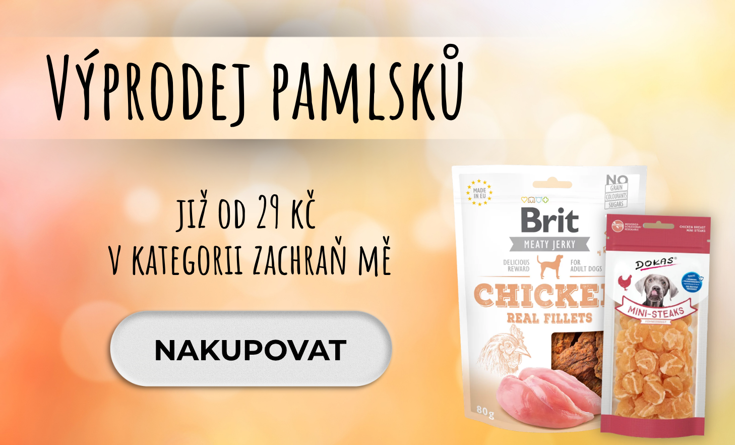 Výprodej pamlsků