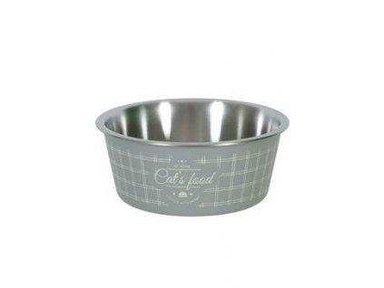 Miska nerez kočka FOOD CAT 400ml šedá Zolux