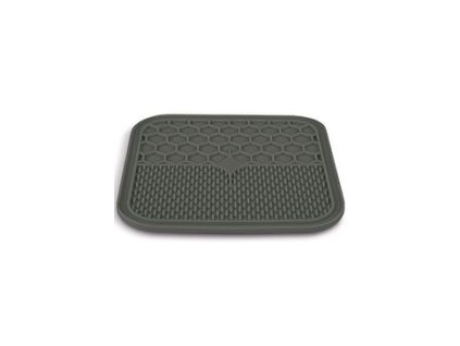 Lízací podložka pro psy SILICONE šedá L Zolux