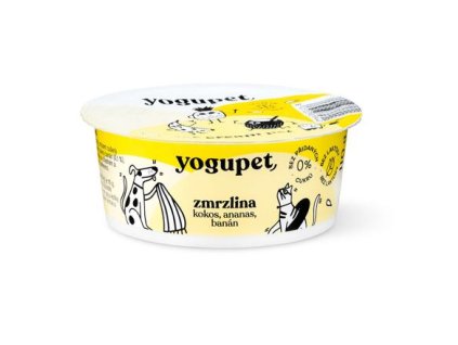 Yogupet zmrzlina pro psy a kočky – s kokosem, ananasem a banánem