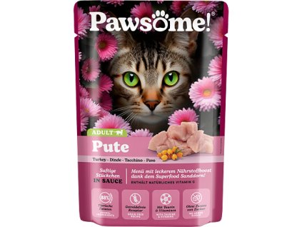 Pawsome! Adult s krůtím masem 85 g