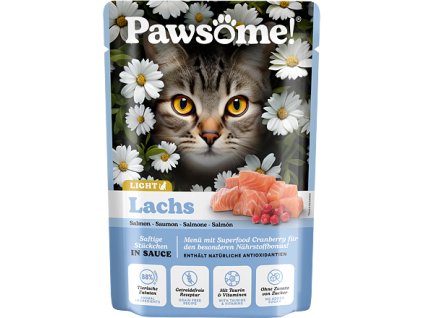 Pawsome! Adult light s lososem 85 g
