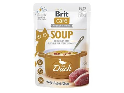 Brit Care Cat Soup with Duck 75g