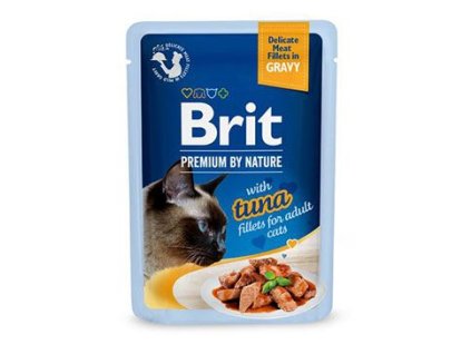 Brit Premium Cat D Fillets in Gravy with Tuna 85g