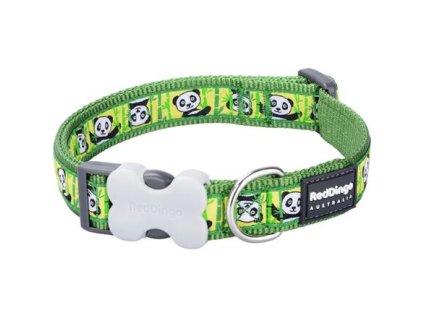 Red Dingo obojek – Panda Green – 12 mm x 20-32 cm
