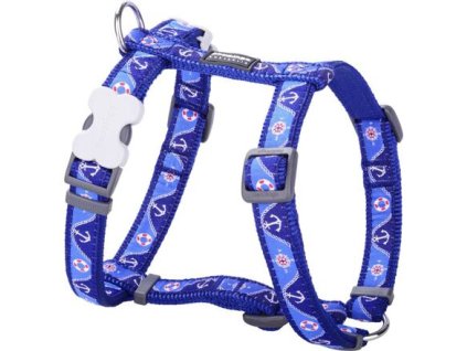 Red Dingo postroj – Nautical Dark Blue – 20 mm x 45-66 cm
