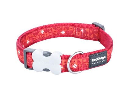 Red Dingo obojek – Swiss Cross – 15 mm x 24-36 cm