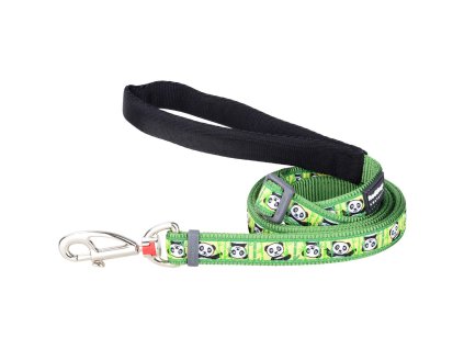 Red Dingo vodítko – Panda Green – 15 mm x 1,8 m
