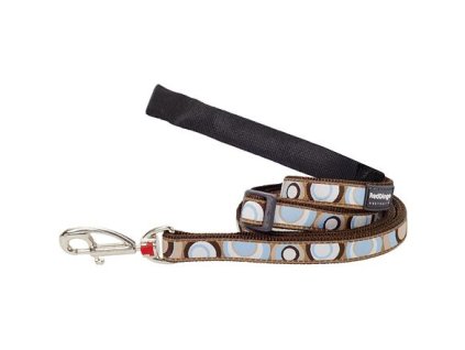 Red Dingo vodítko – Circadelic Brown – 15 mm x 1,8 m