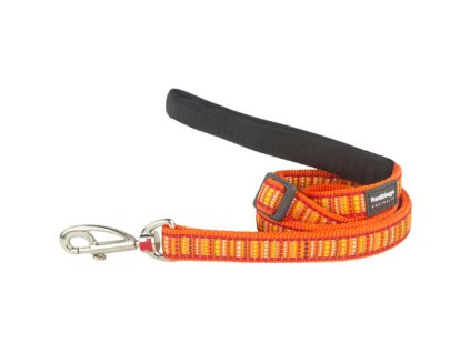 Red Dingo vodítko – Lotzadotz Orange – 15 mm x 1,8 m