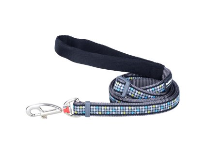 Red Dingo vodítko – Modern on Grey – 20 mm x 1,8 m