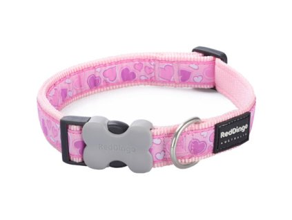 Red Dingo obojek – Breezy Love Pink – 12 mm x 20-32 cm