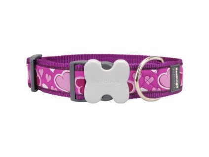 Red Dingo obojek – Breezy Love Purple – 40 mm x 37-55 cm