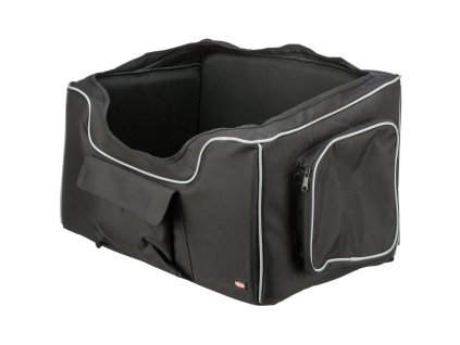 Autosedačka 56 x 37 x 36 cm, černá/šedá