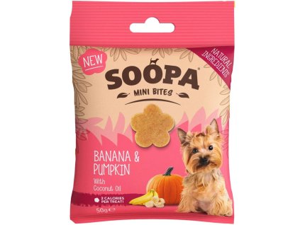 Soopa Healthy Bites Mini s banánem a dýní 50 g