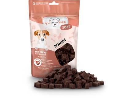 Yummeez Soft Bonies s koňským masem 165 g