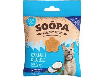 Soopa Healthy Bites s kokosem a chia semínky 50 g
