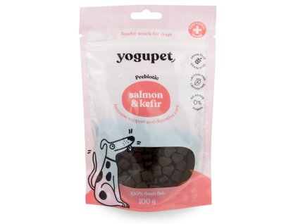 Yogupet Snack pro psy – s lososem a kefírem 100 g
