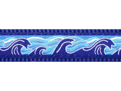 Vodítko RD přep. 15 mm x 2 m - Vlny Tm.Modrá