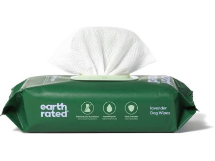 Earth Rated vlhčené ubrousky s vůní levandule 100 ks