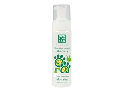 Menforsan Šampon pěnový s Aloe Vera psy a kočky 200ml