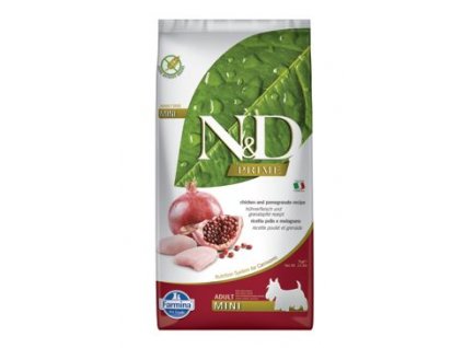 N&D PRIME DOG Adult Mini Chicken&Pomegranate 7kg