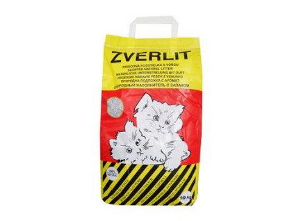 ZVERLIT Podestýlka červená,hrubá s vůní, kočka 10kg