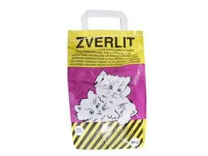 ZVERLIT Podestýlka fialová,superjemná s vůní,kočka6kg