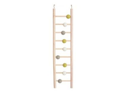 Žebřík pro ptáky dřevěný 9 příček 37,5cm Zolux