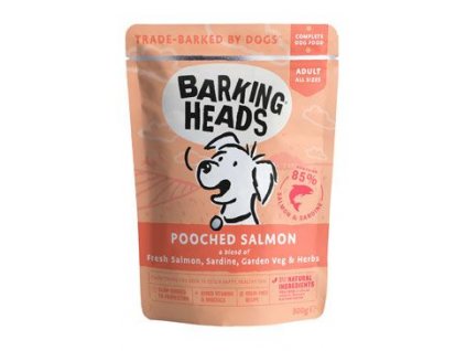 BARKING HEADS Pooched Salmon kapsa 300g