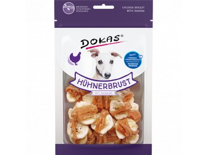 Dokas - Kuřecí prsa s banánem 70 g