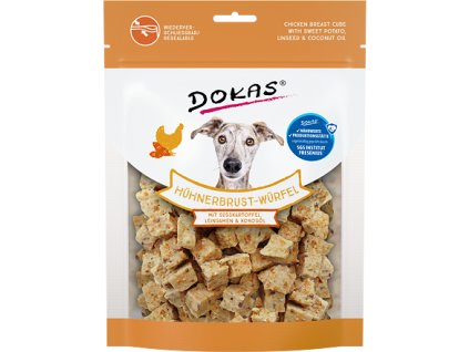 Dokas - Kuřecí kostky s batáty a lněným s. 150 g