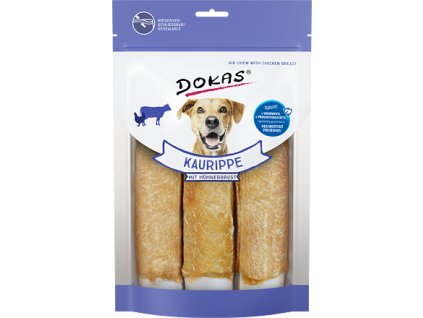 Dokas Žebra z hovězí kůže obalená kuřecím masem 210 g