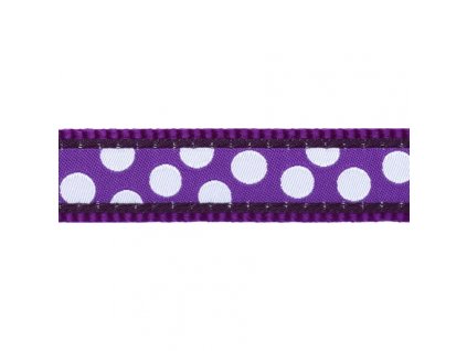 Vodítko RD přep.20 mm x 2 m- White Spots on Purple