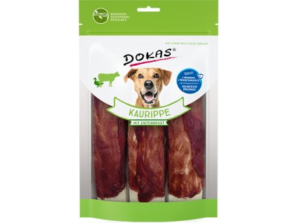 Dokas Žebra z hovězí kůže obalená kachním masem 210 g