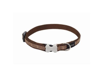 Obojek RD 15 mm x 24-37 cm hypno brown