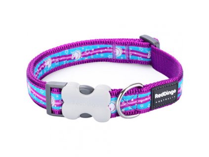 Red Dingo obojek – Unicorn Purple – 12 mm x 20-32 cm