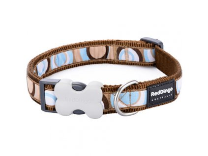 Red Dingo obojek – Circadelic Brown – 25 mm x 41-63 cm