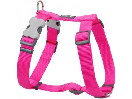 Red Dingo postroj – Hot Pink – 15 mm x 36-54 cm