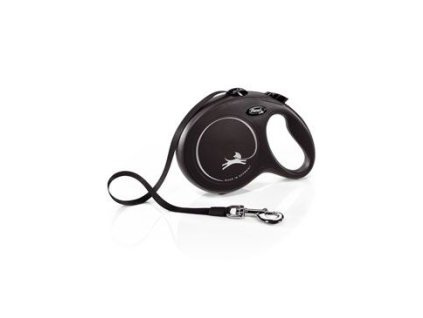 Vodítko FLEXI Classic New L pásek 8m/50kg černá