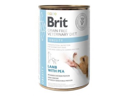 Brit VD Dog GF konz Obesity 400g