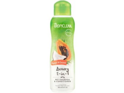 Tropiclean šampon Luxury 2v1 - s kondicionérem - 355 ml